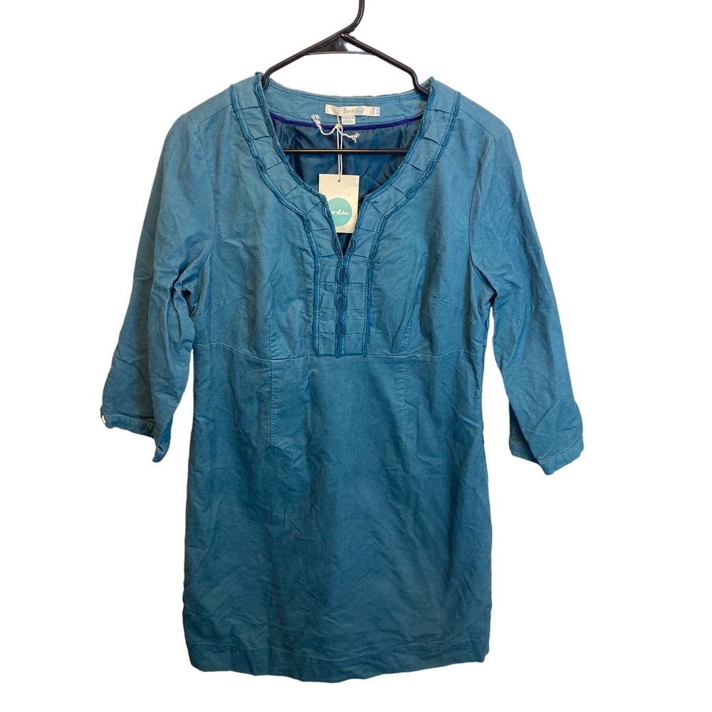 Boden Blue Tunic Midi Dress